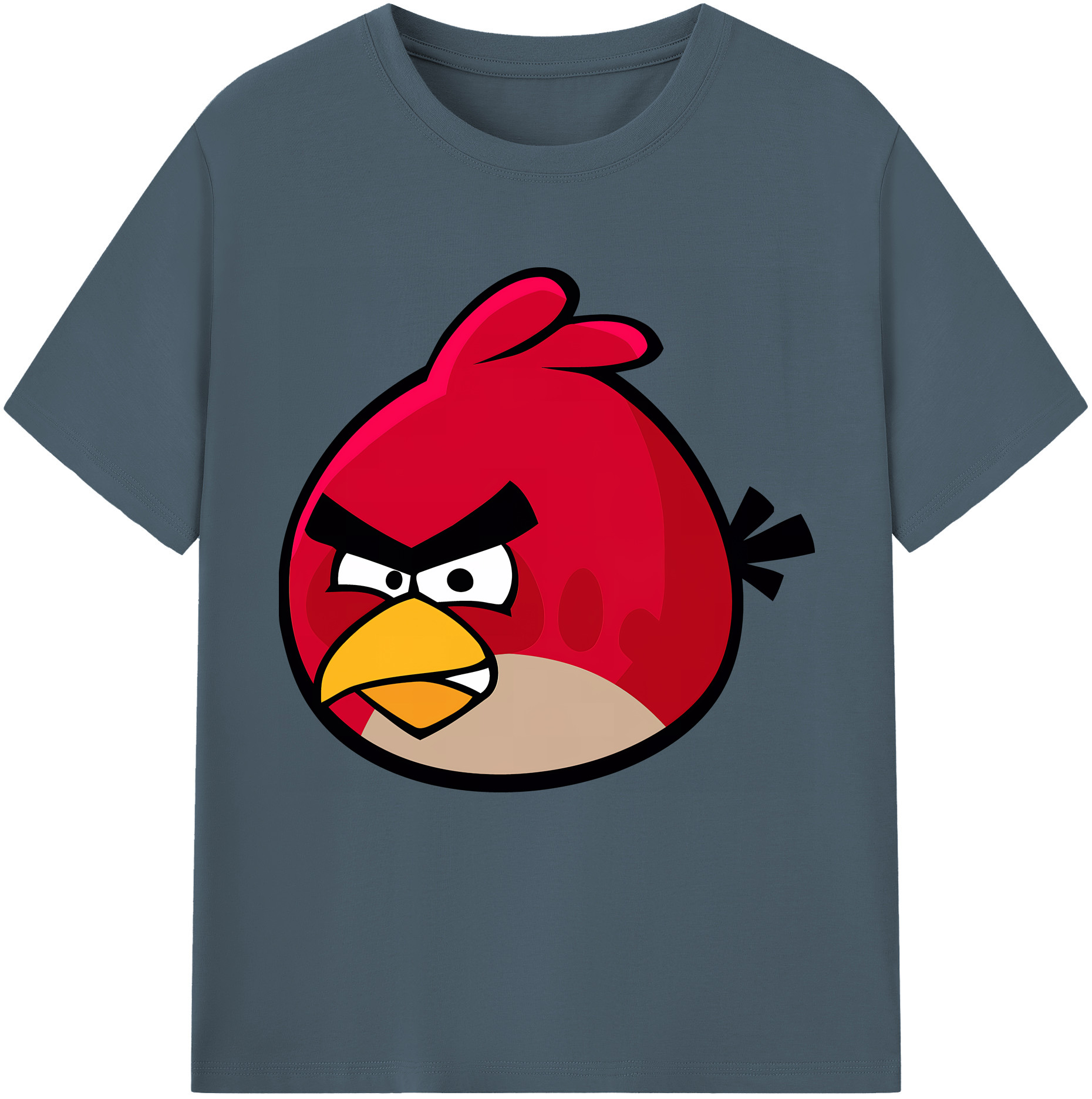 （画像用） Angry Birds アングリーバード 綿100％半袖Tシャツ（フロントプリント）